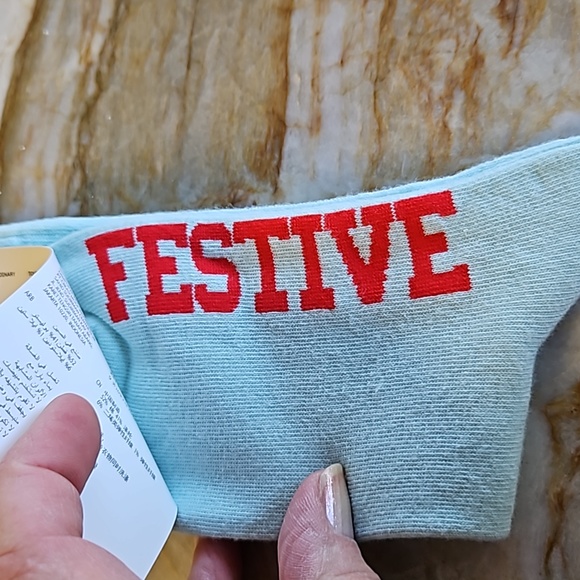 FELINE FESTIVE women's Crew socks-5/9 - Picture 4 of 4